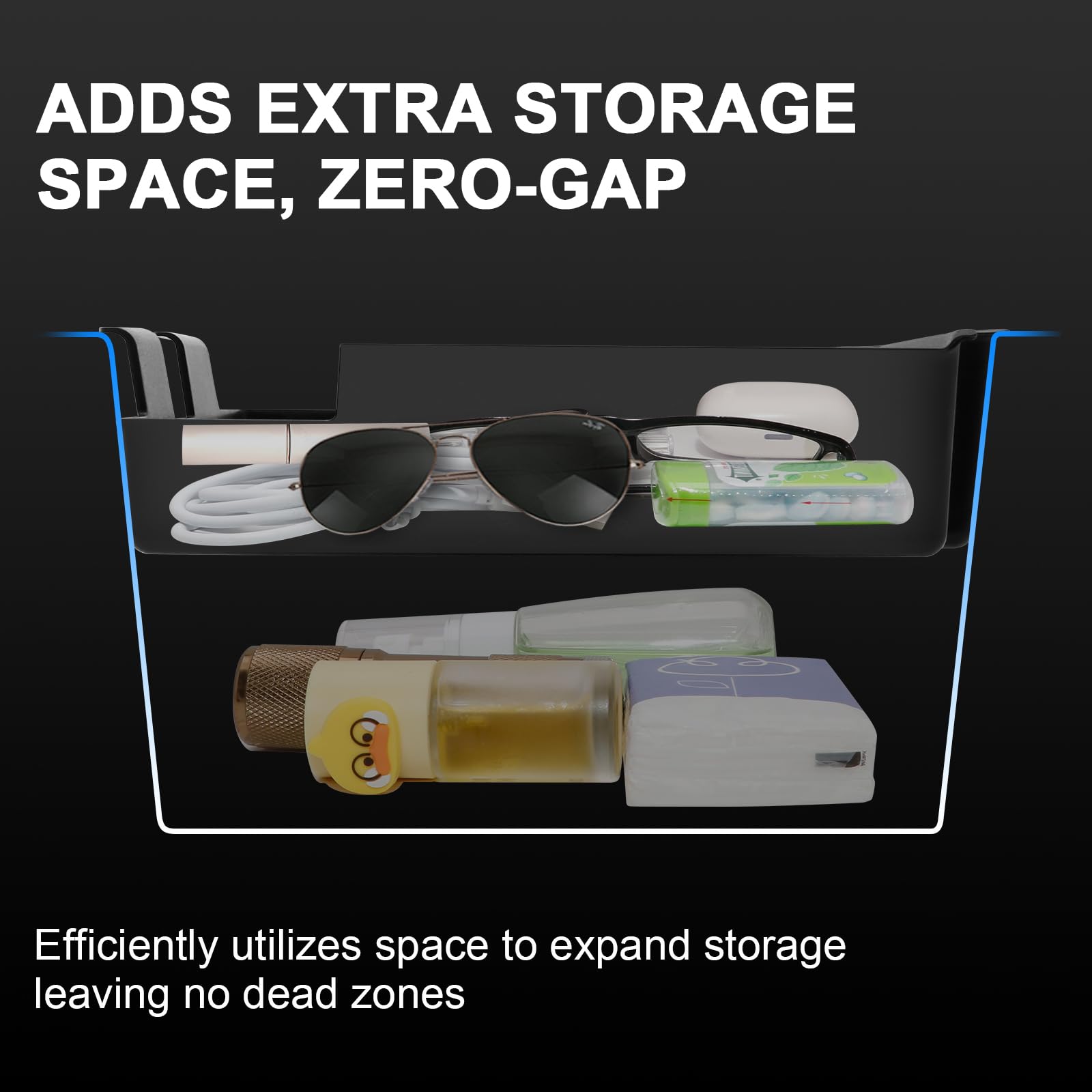 MOCHENT drop-in installation fits curved Bronco console for quick setup.