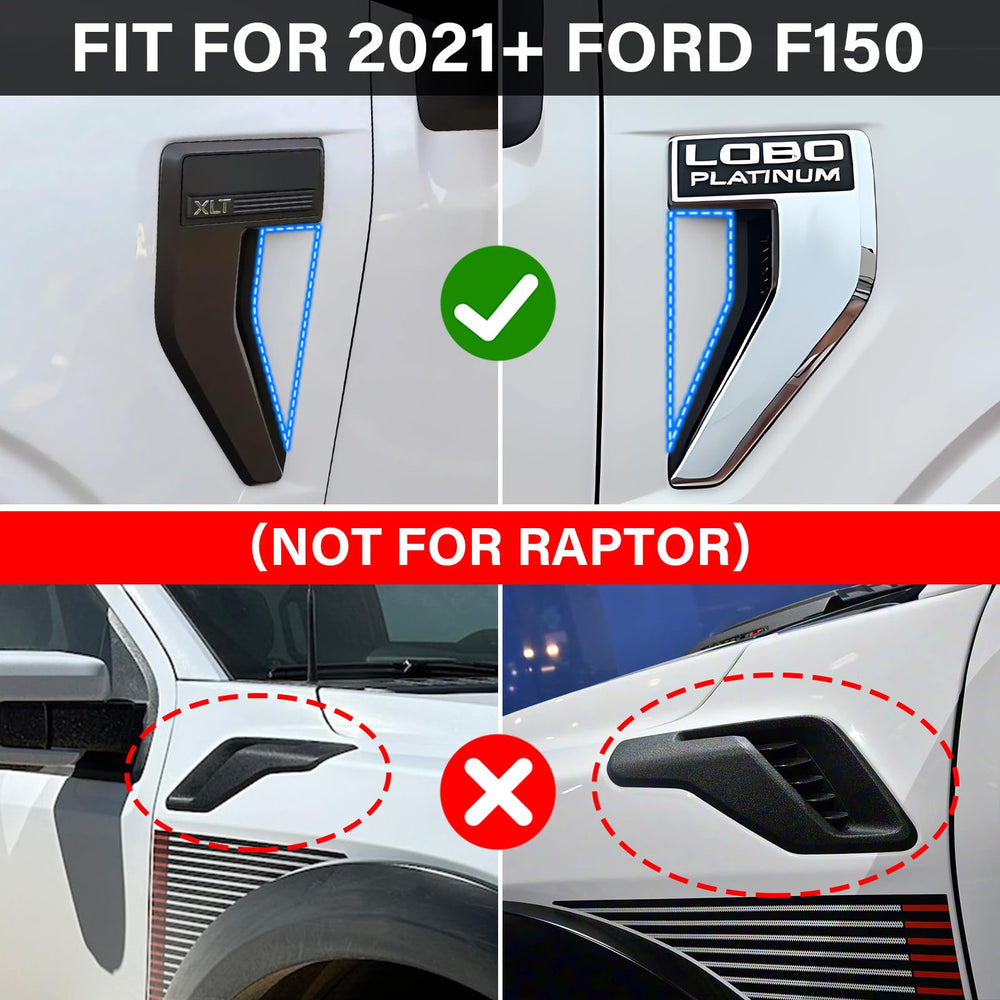 MOCHENT F150 flag decal rear view shows a sleek exterior upgrade.