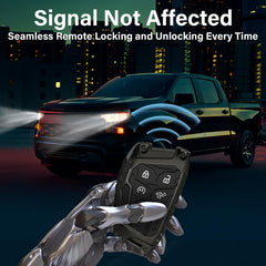 MOCHENT glow-in-the-dark buttons help locate the fob quickly in darkness