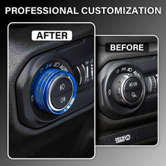 MOCHENT interior boost with blue accents for Wrangler