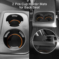 MOCHENT durable rubber interior liners for Crosstrek protect against spills and crumbs