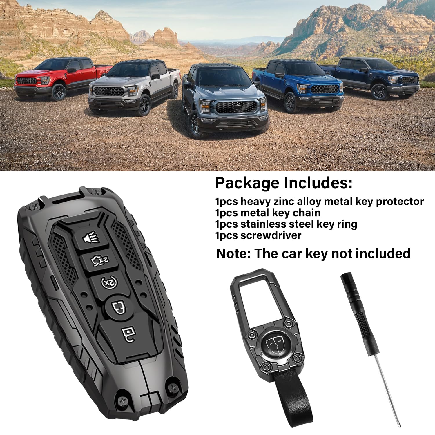 MOCHENT Mech Style gift-ready packaging for Ford key fobs