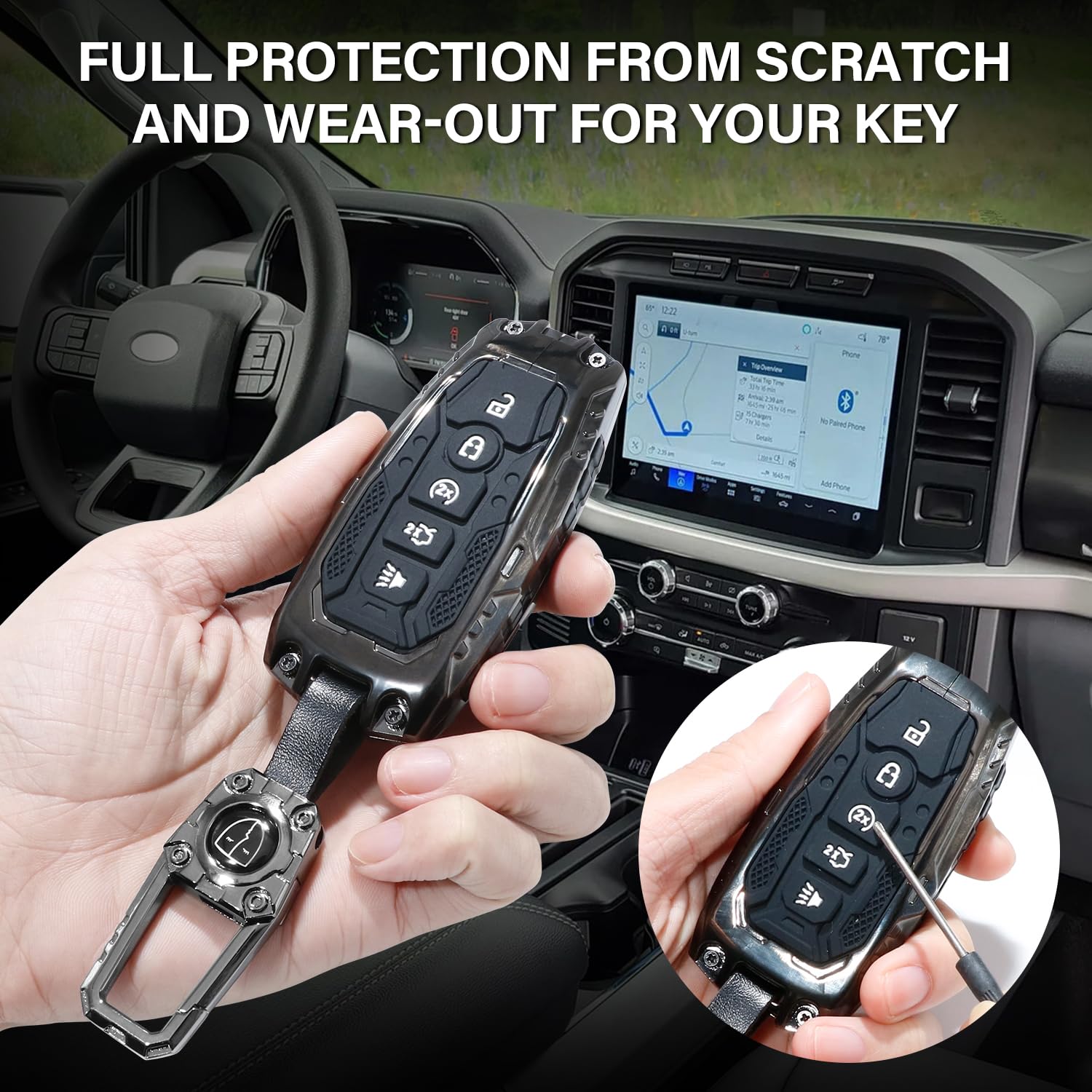 MOCHENT Mech Style combines modern design with comfortable grip for Ford keys