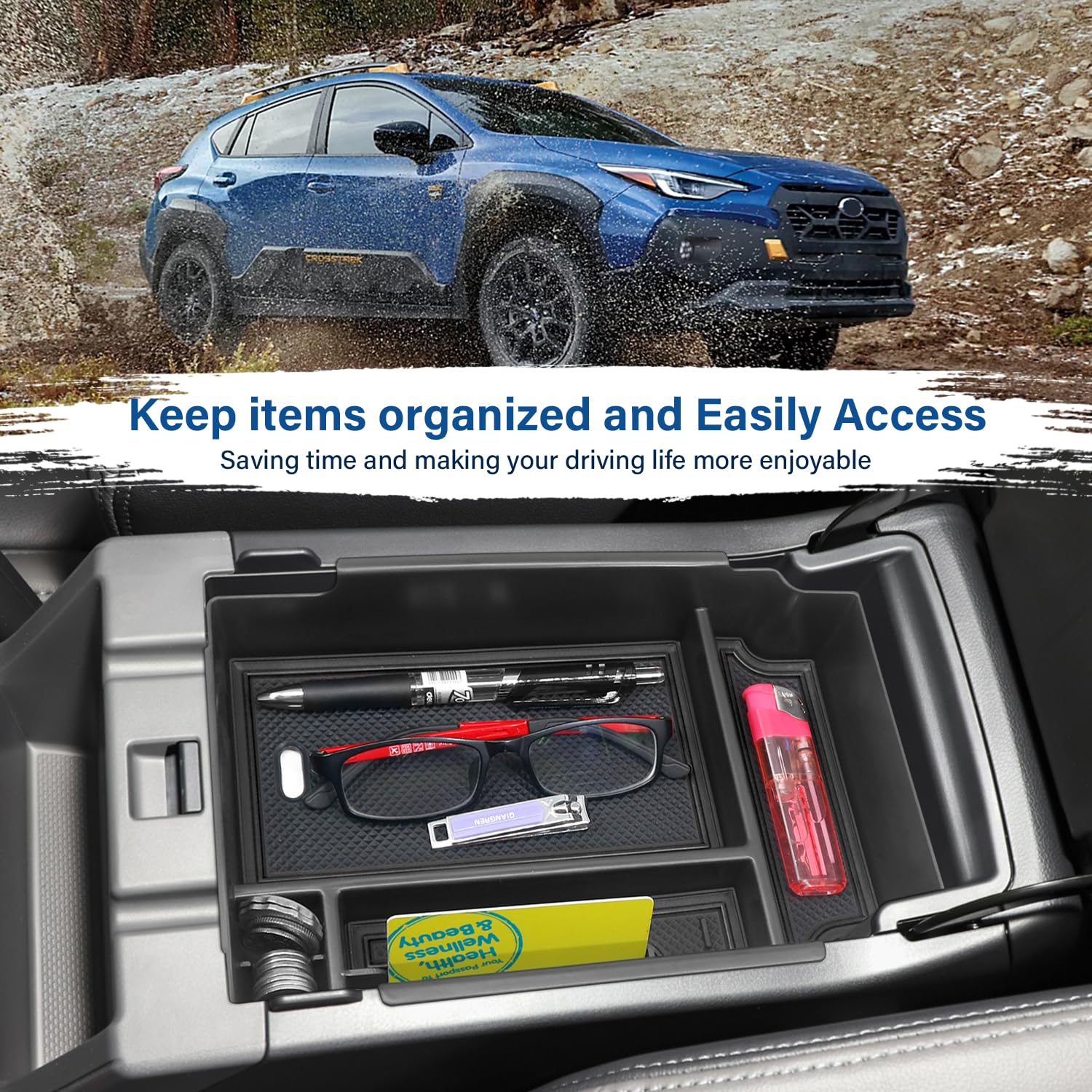 MOCHENT non-slip rubber pads prevent items from sliding during drives