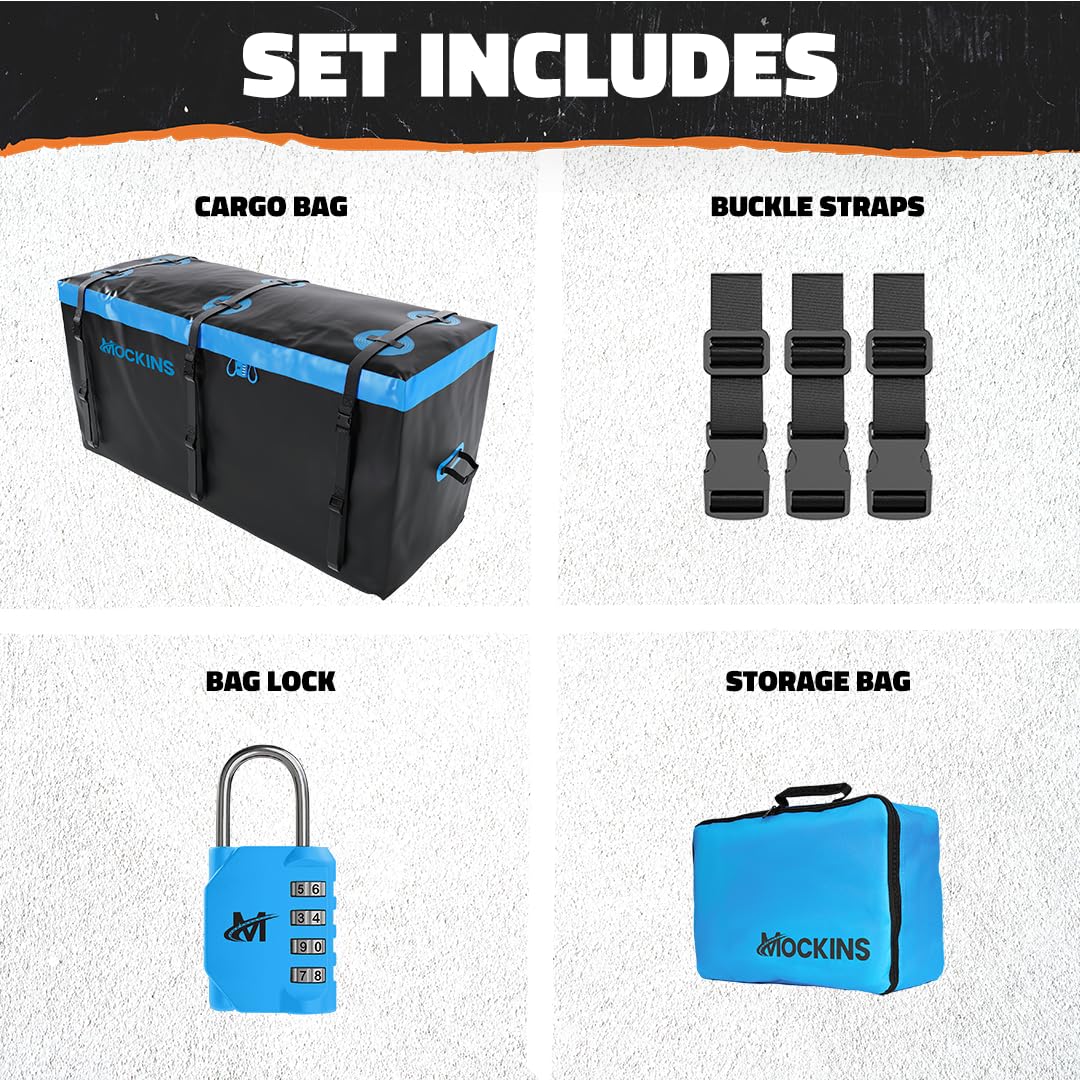 Mockins carry-case storage helps organize the bag when not in use.