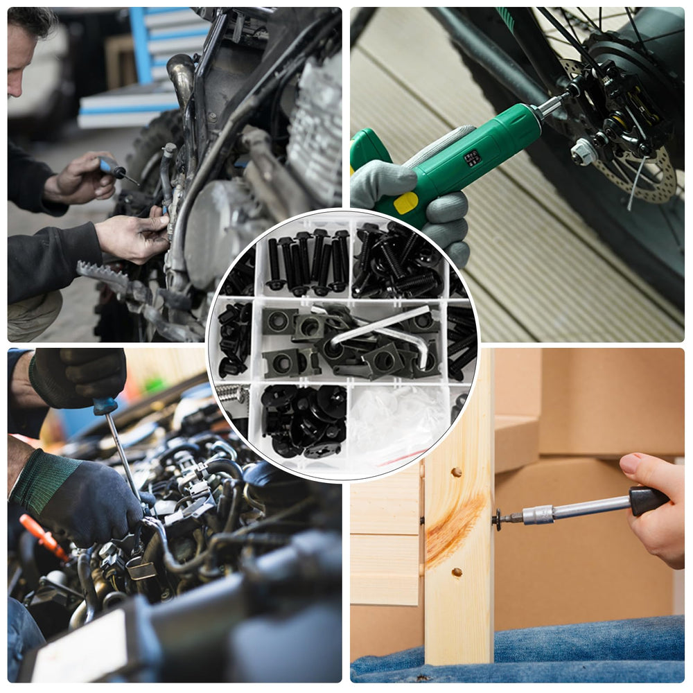 MOCODUO fairing clips and expansion screws for quick installs.