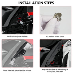 MOCODUO Harley‑Davidson mid-frame deflector, gloss black, cohesive look