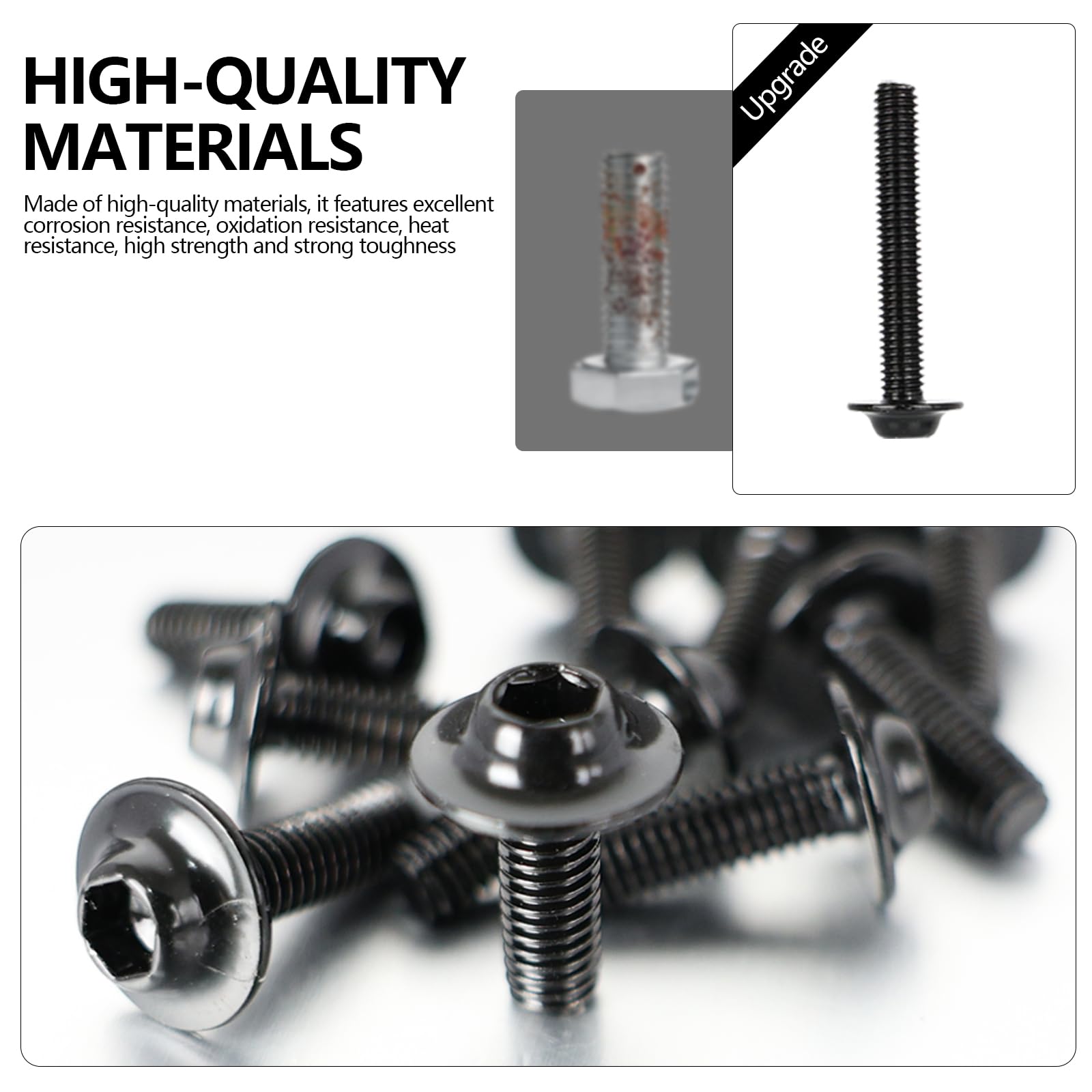 MOCODUO M5 16x5mm bolts pack for reliable replacements.