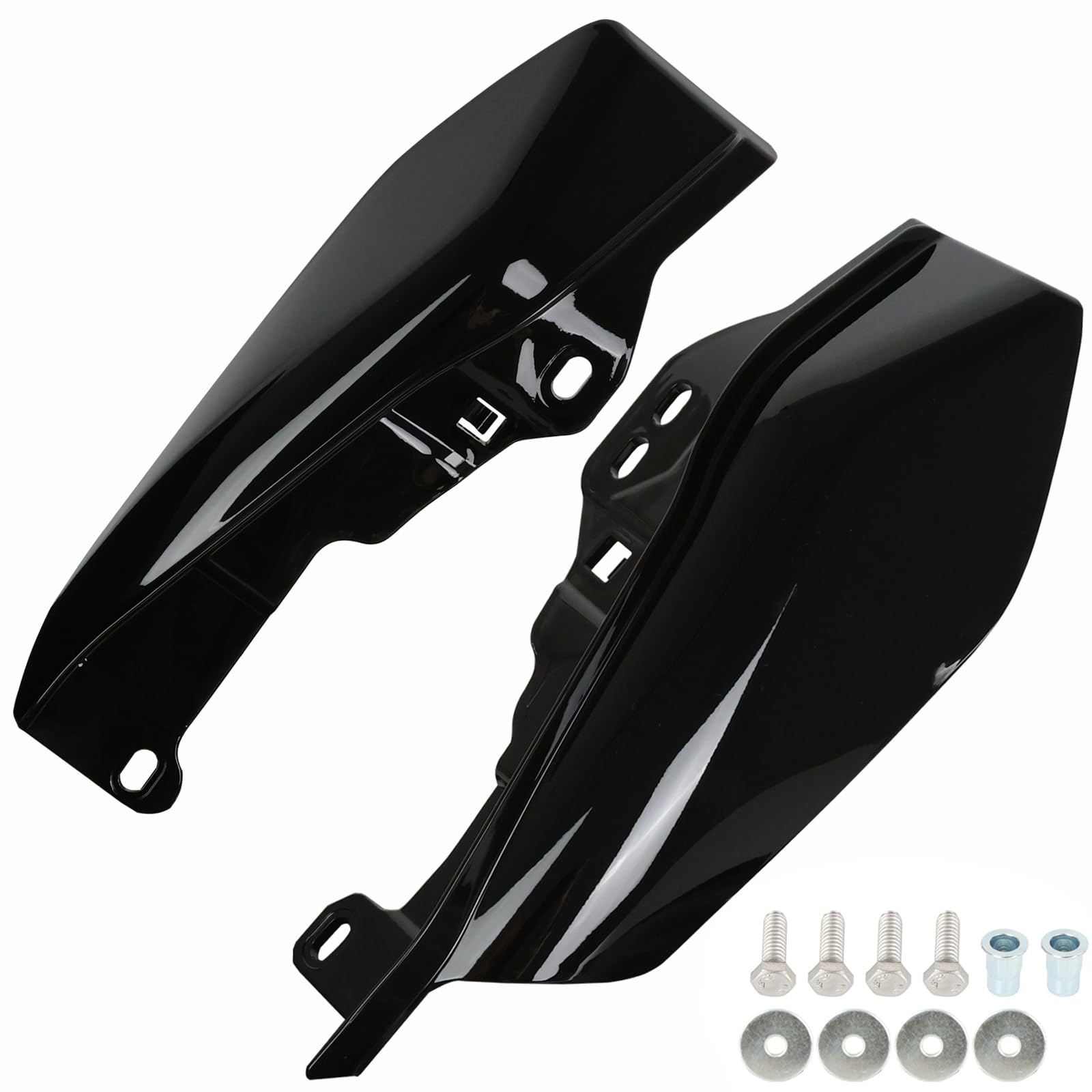 MOCODUO mid-frame left deflector, gloss black, enhances aesthetics and airflow