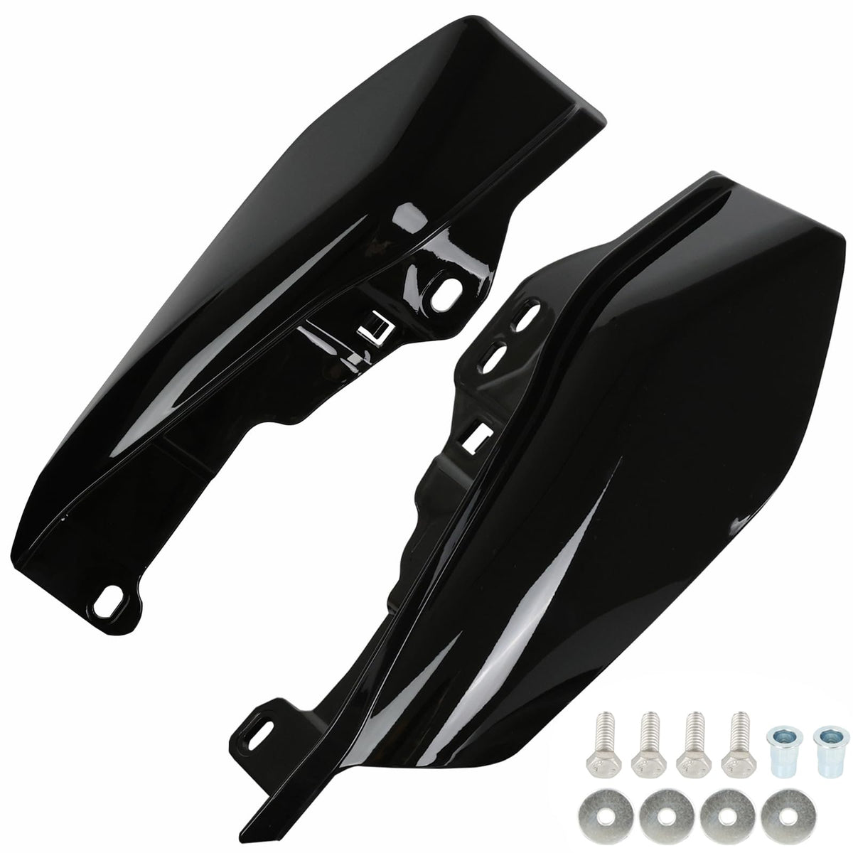 MOCODUO mid-frame left deflector, gloss black, enhances aesthetics and airflow