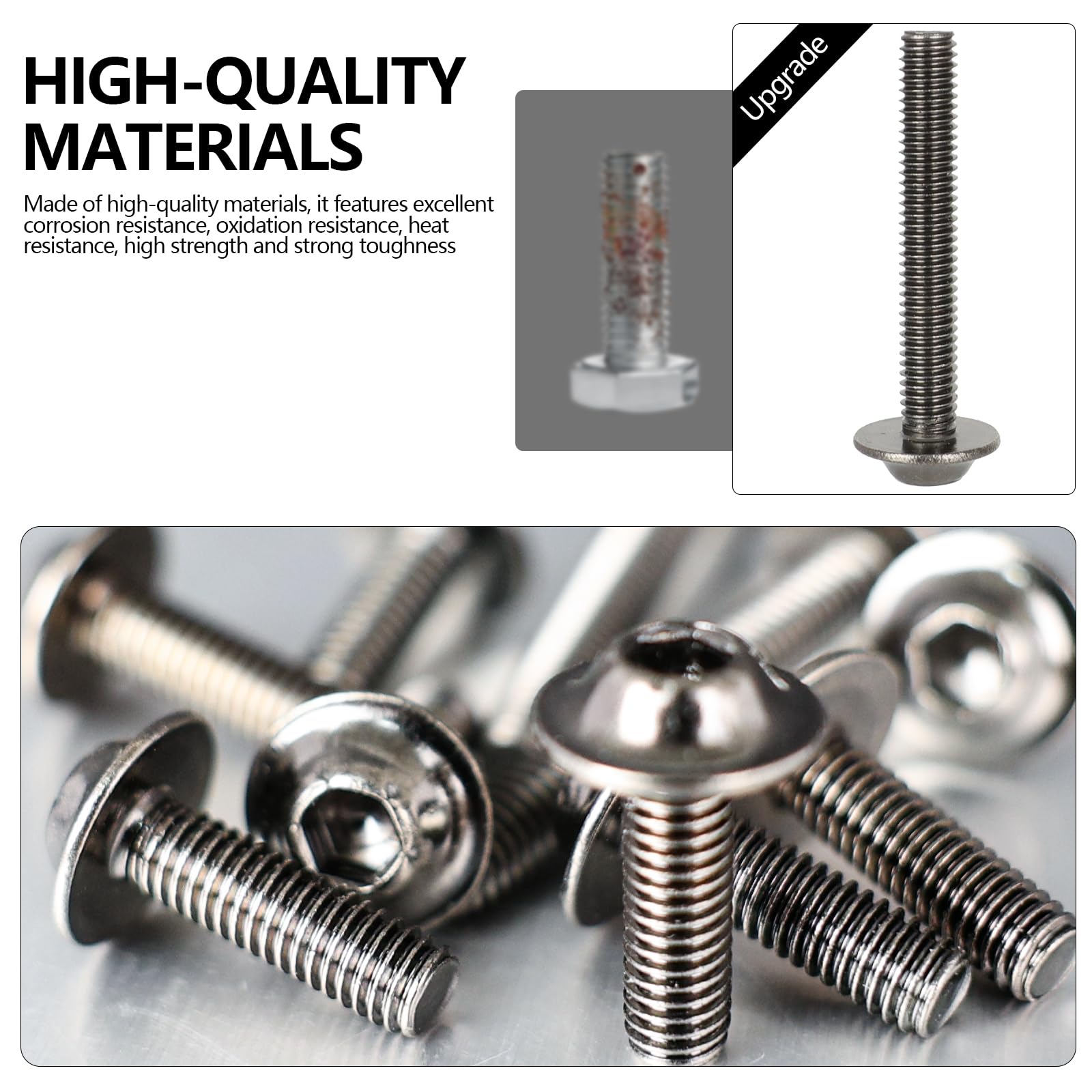 MOCODUO pillars and nylon washers provide proper spacing and vibration dampening.