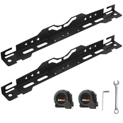 Mocsenber wheel alignment tool with two tapes for precise toe measurements at home.