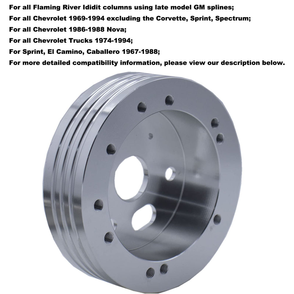 MOCW billet hub adapter suited for Chevrolet trucks from 1974–1994