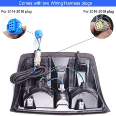 MOCW right passenger tail light showing plug-n-play compatibility for Silverado 2016-2018.