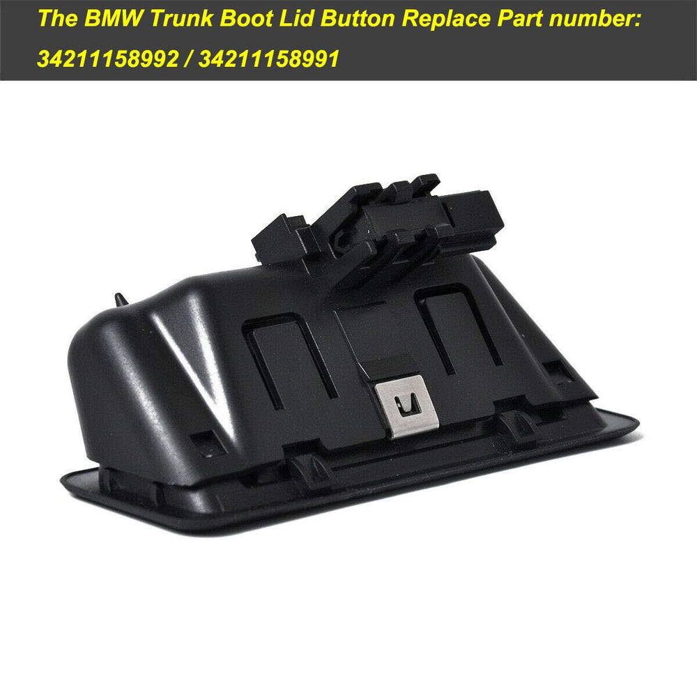MOCW trunk lid release button close-up illustrating tactile switch