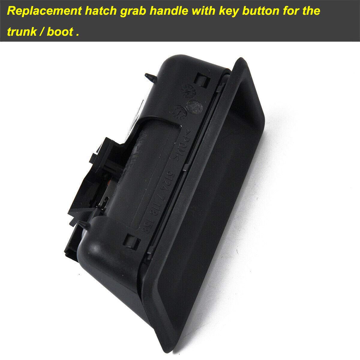 MOCW packaging for trunk lid release button, ready-to-install replacement