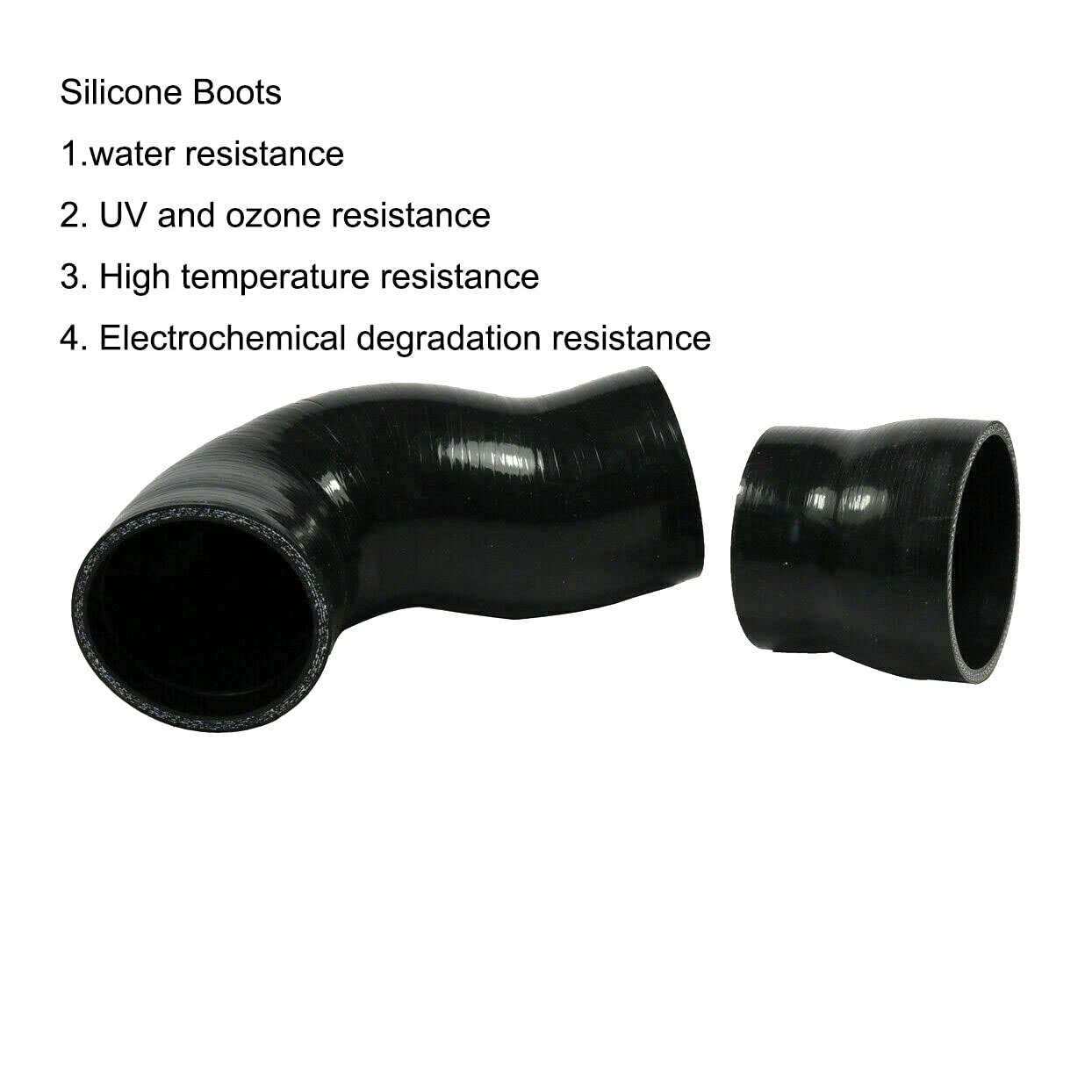 Upper 3.5-inch and lower 3-inch pipes for accurate alignment