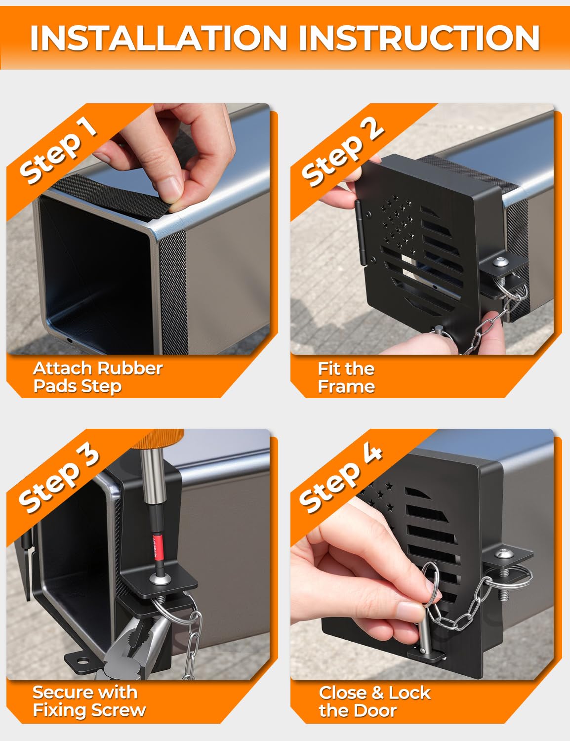 MODELAUTO anti-drop design bumper cover on an RV