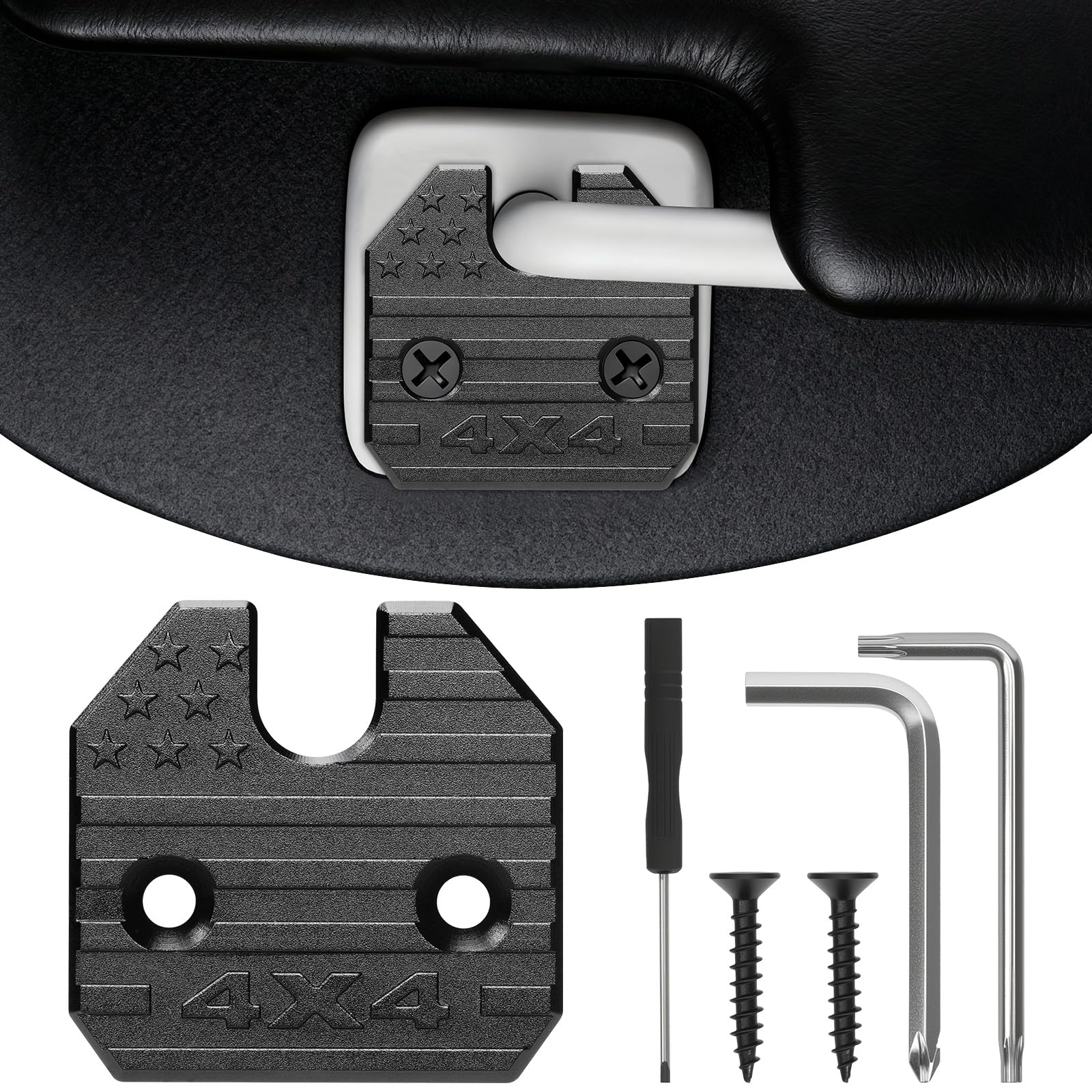 ModelAuto RAM 1500 clip replacement secures floppy sun visor for a steadier ride.