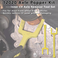 MOEBULB 12020 wedge fork aiding gradual gap widening for easier axle extraction