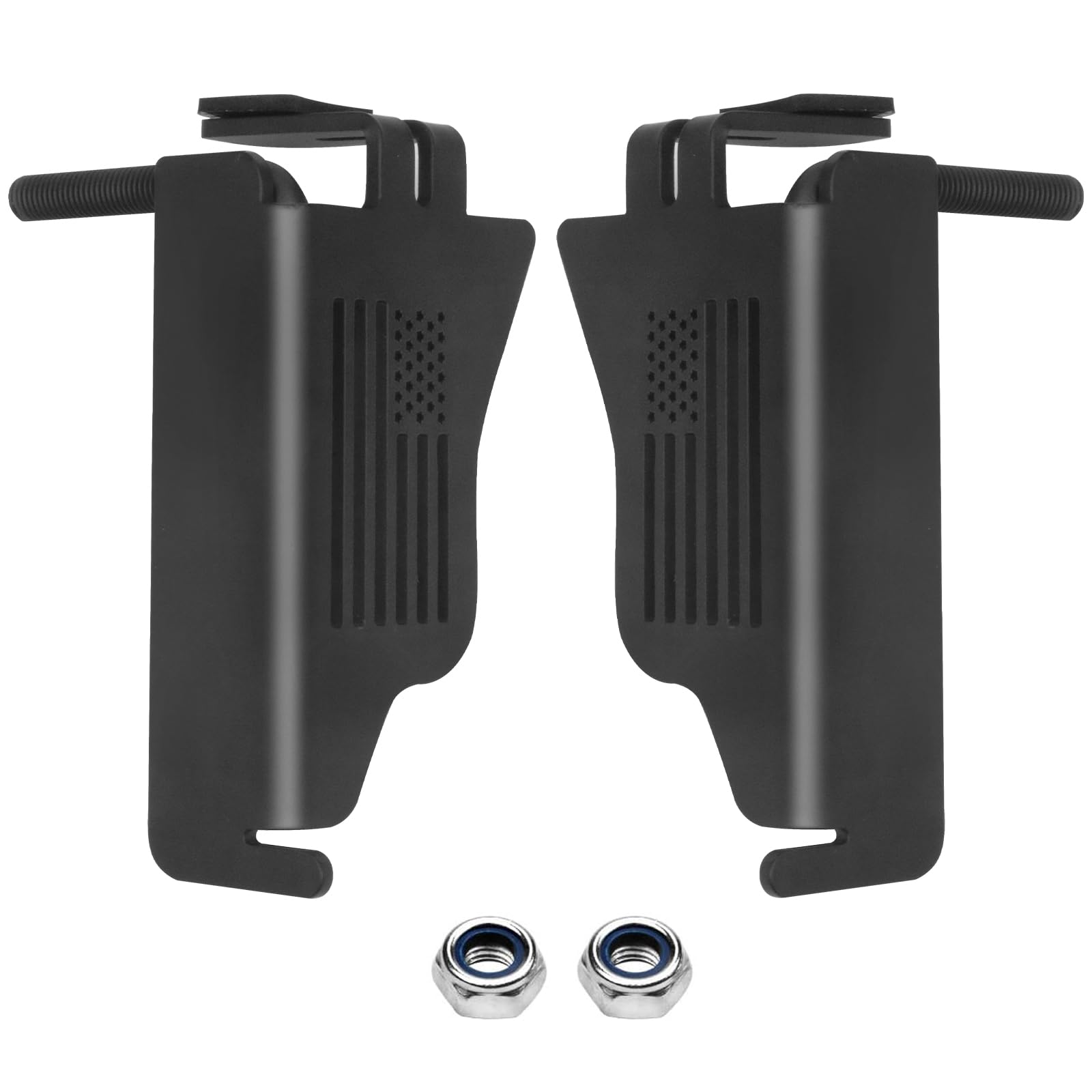 MOEBULB packaging shows 2 pegs and 2 screws for front doors
