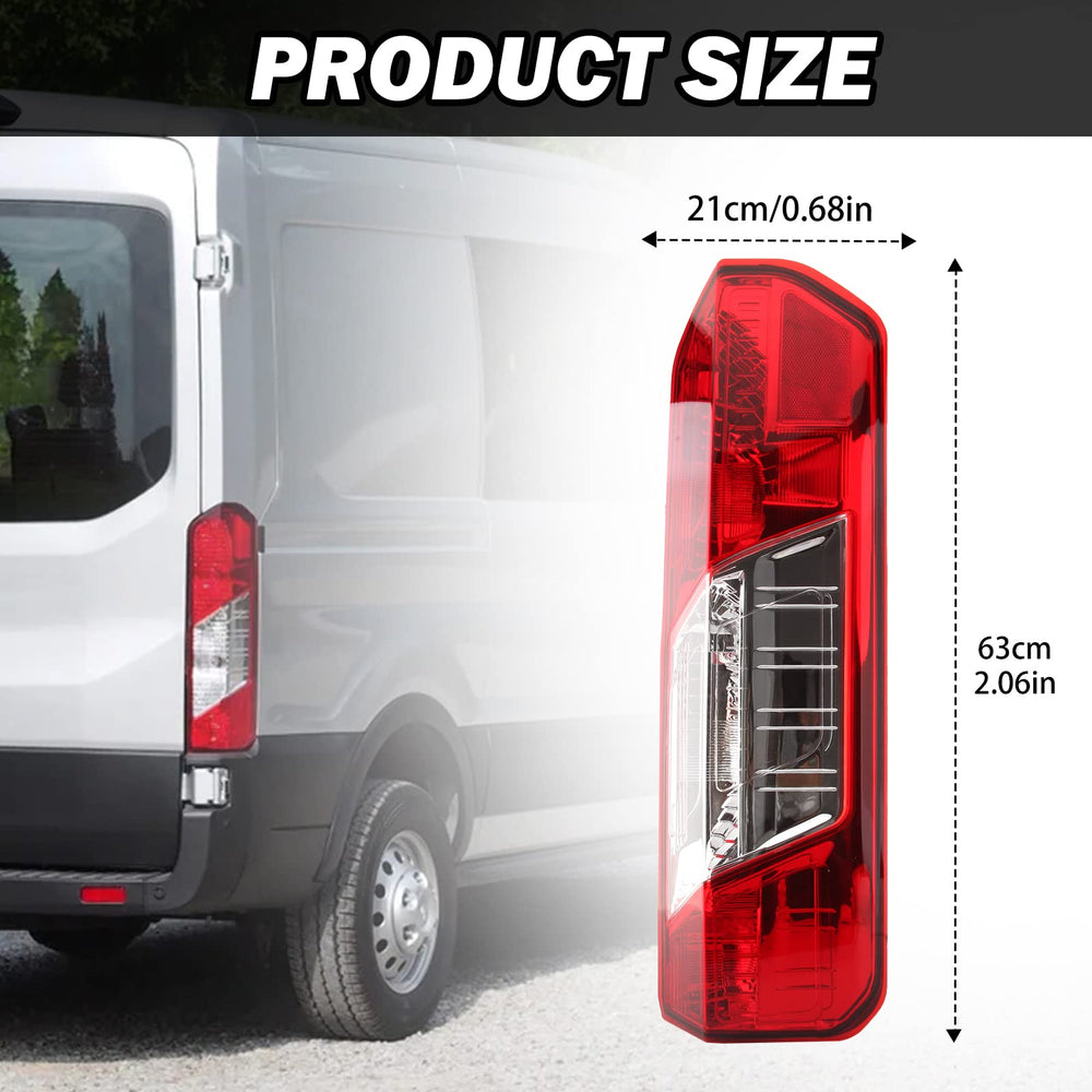 MOFOAP passenger side tail light Ford Transit replacement for easy upkeep