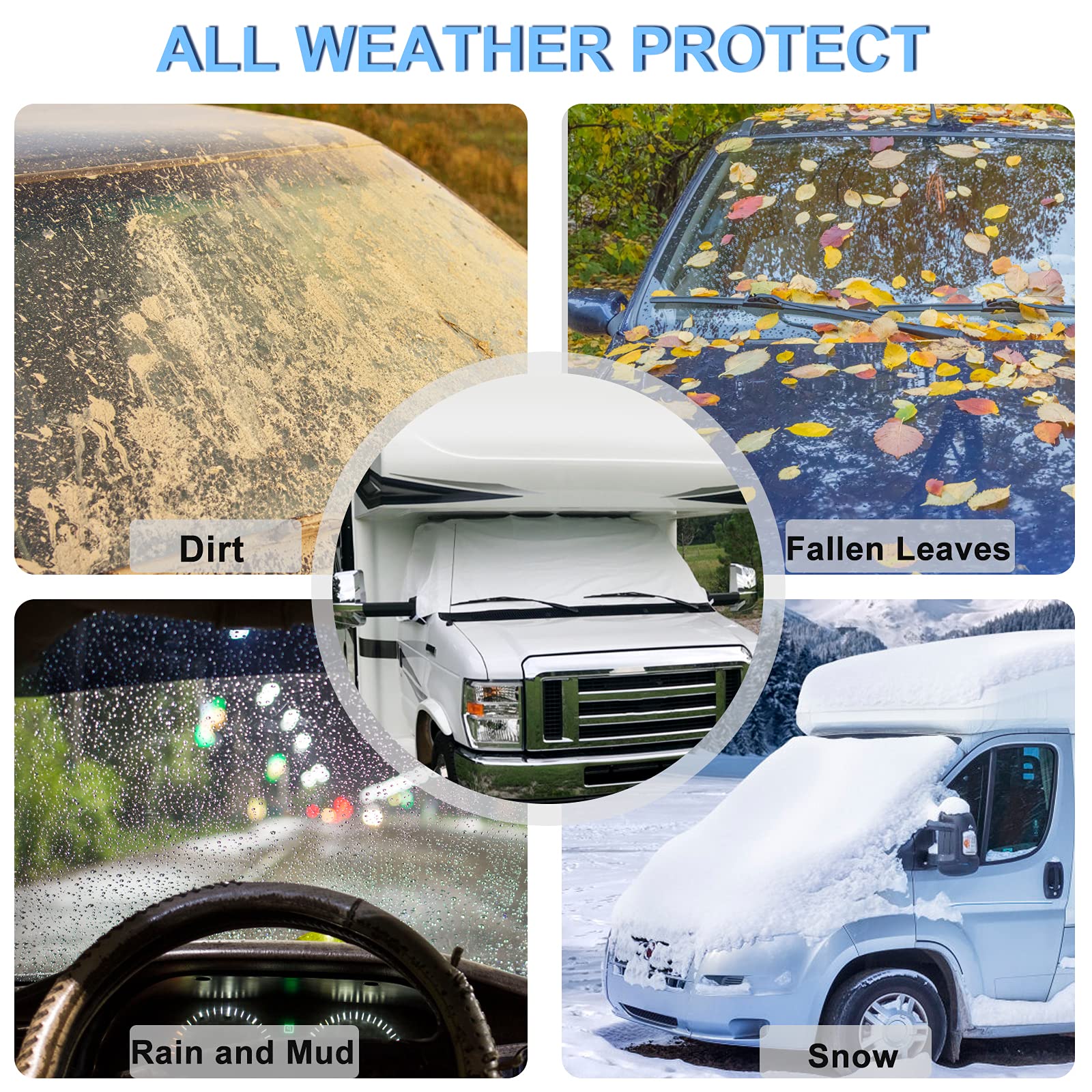 Anti-theft corner pockets secure MOFEEZ cover during door-locked camping