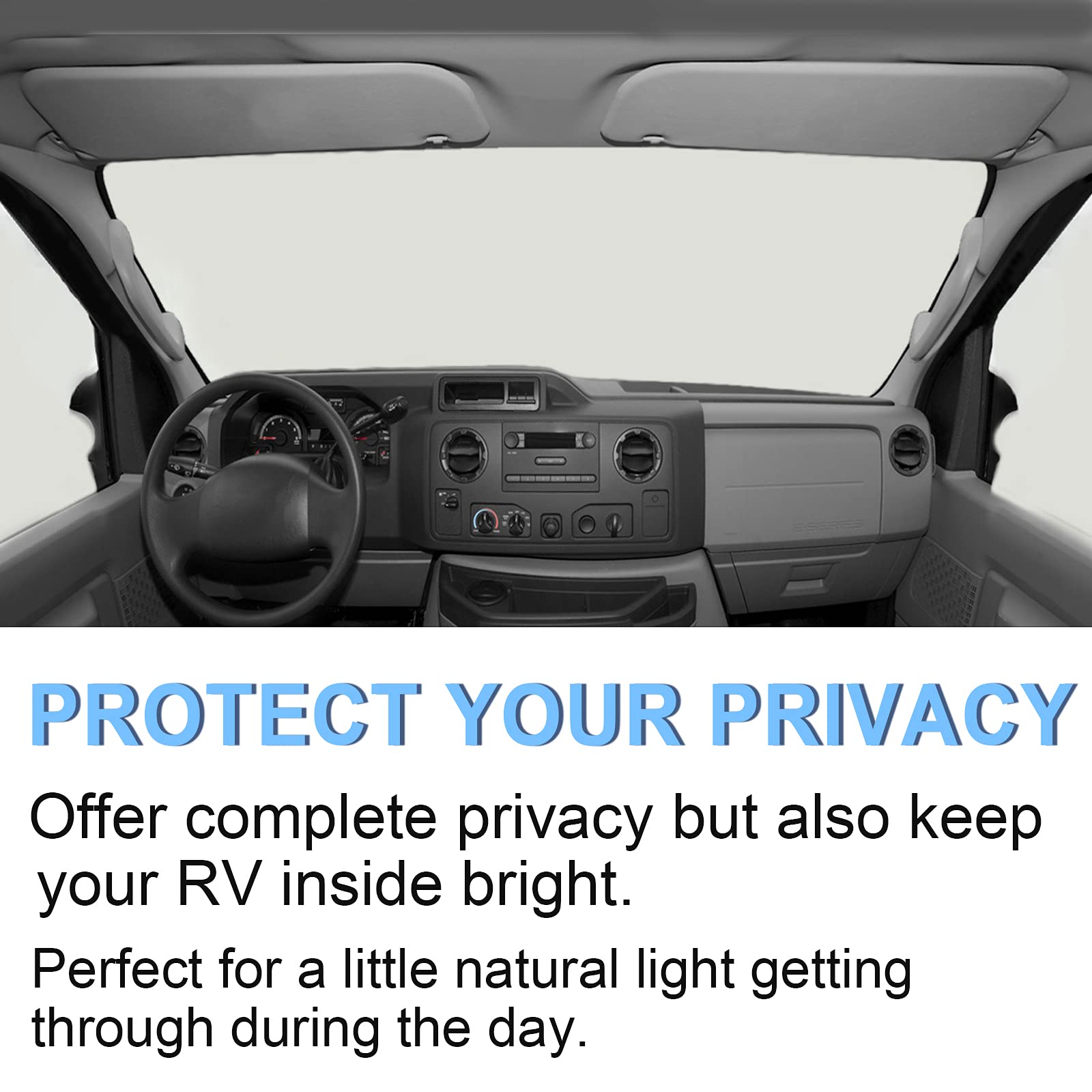 Mirror cutouts preserve visibility while MOFEEZ cover stays on