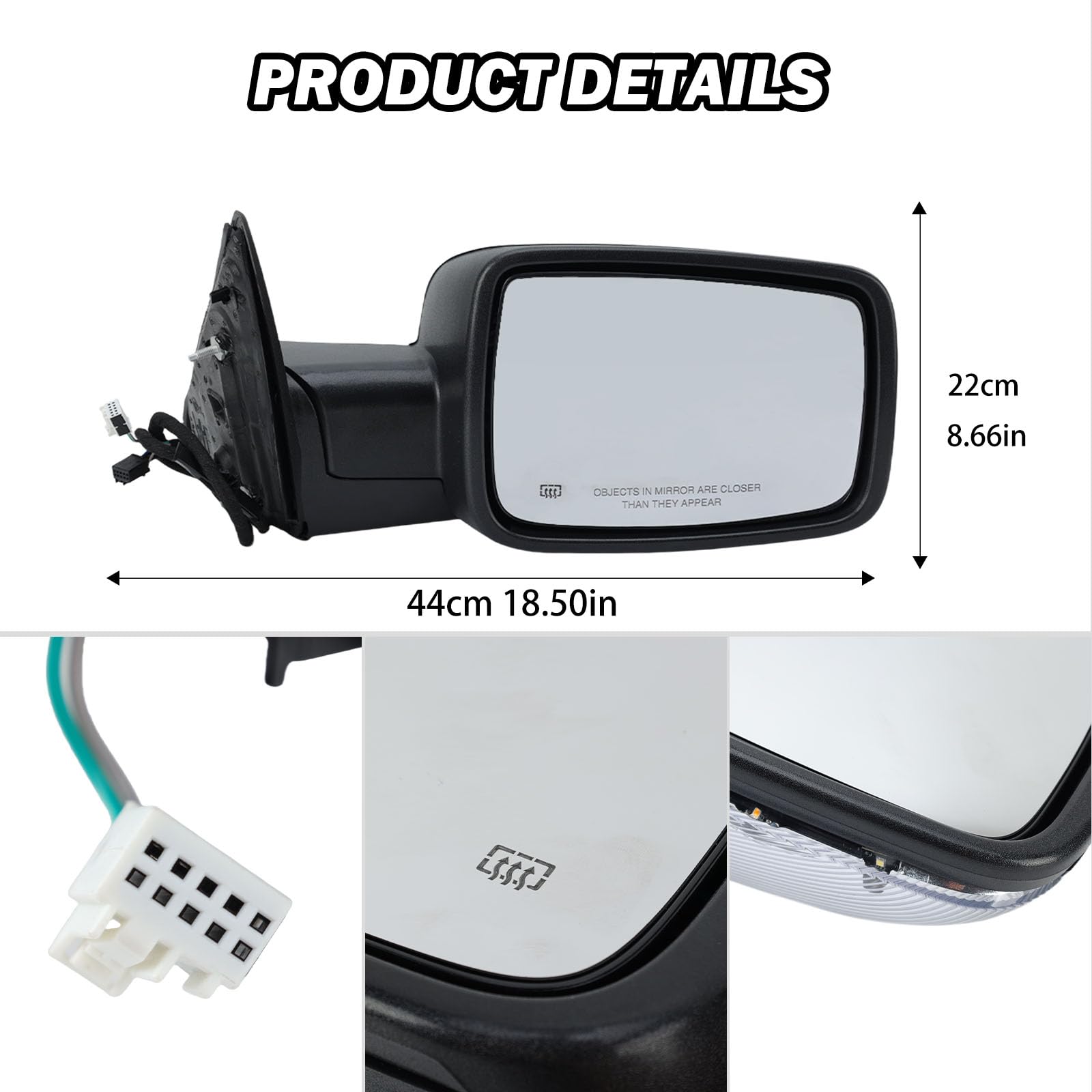MOFOAP 2-wire connector design simplifies Ram mirror wiring