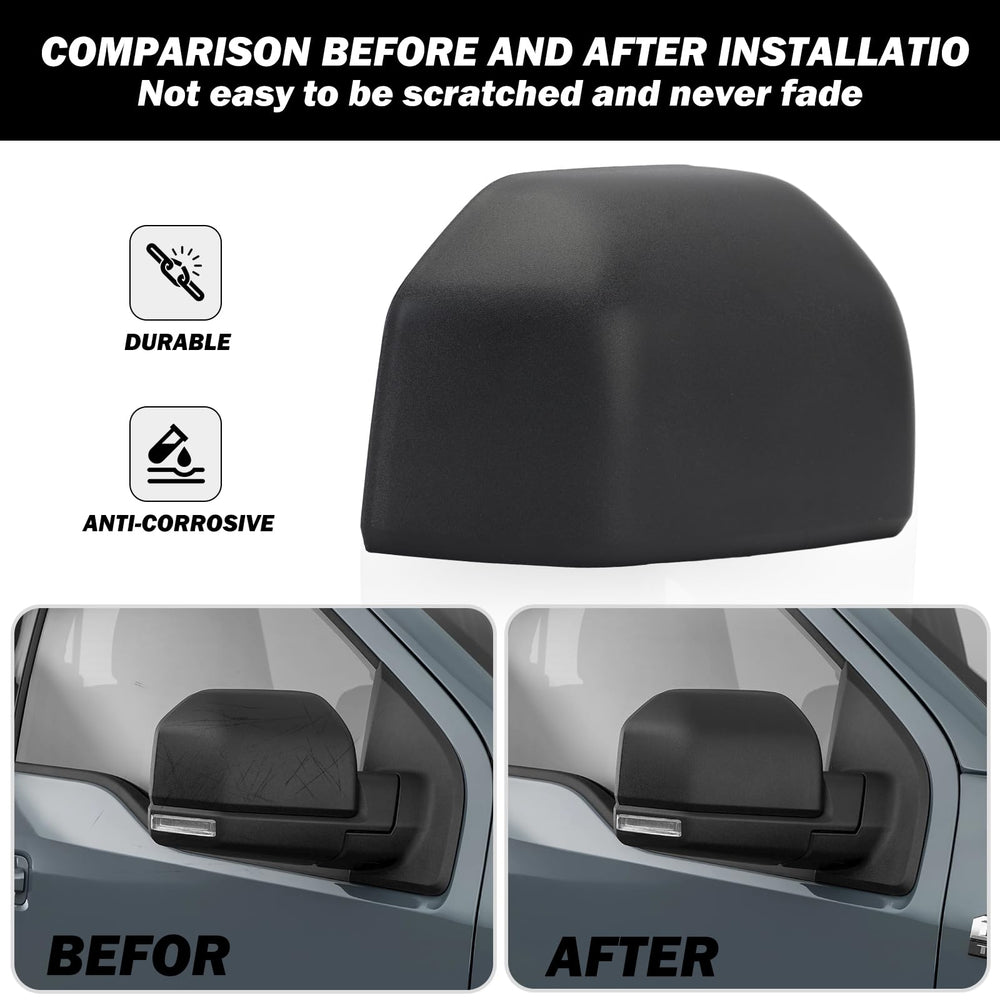 MOFOAP package note: includes 1x passenger mirror cap for quick replacement.