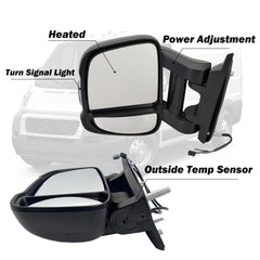 MOFOAP heated glass on ProMaster mirror improves visibility in cold weather