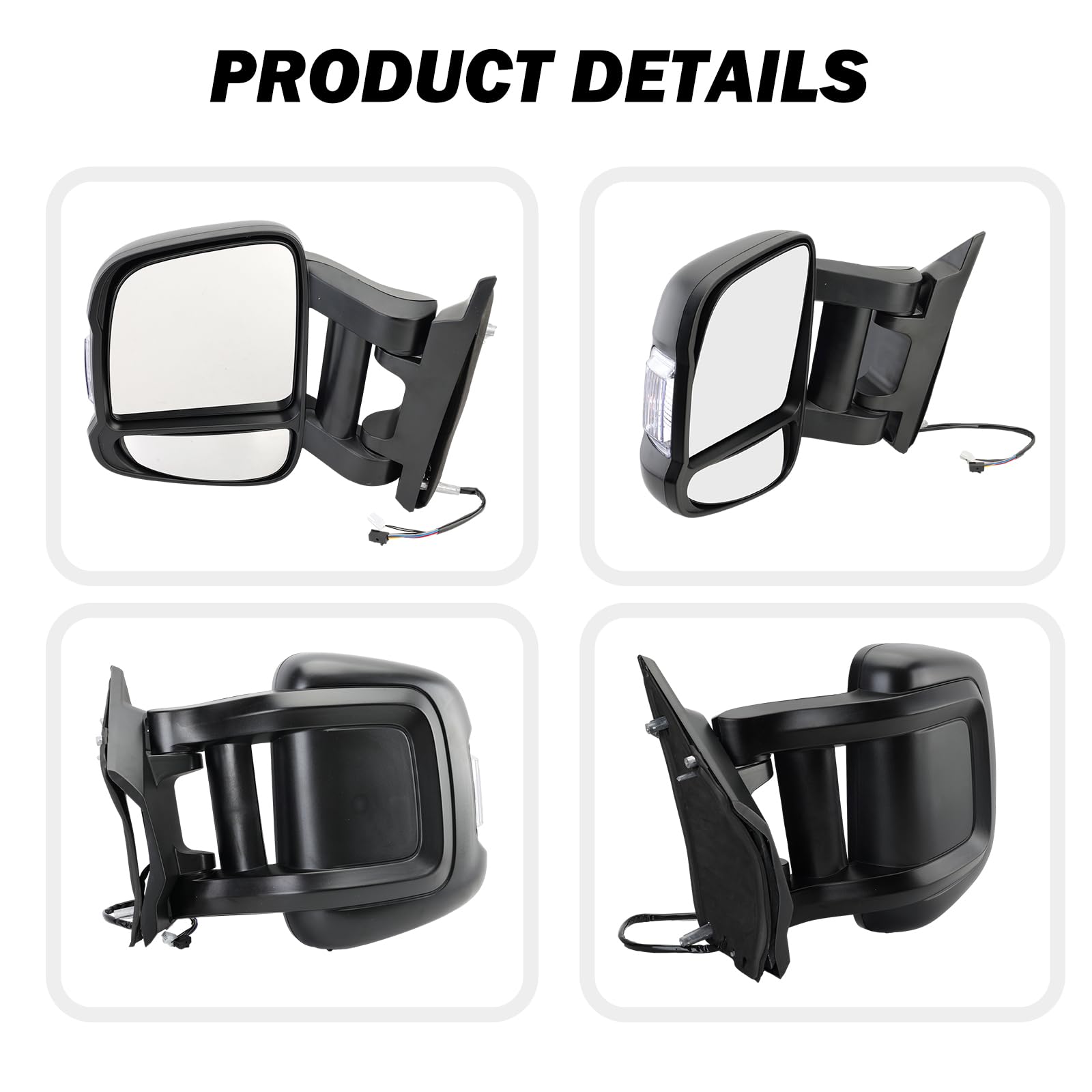 MOFOAP OEM-replacement left mirror for RAM Promaster ensures proper fit