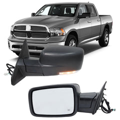 MOFOAP driver-side mirror for Ram 2013-2018 with wide-angle view