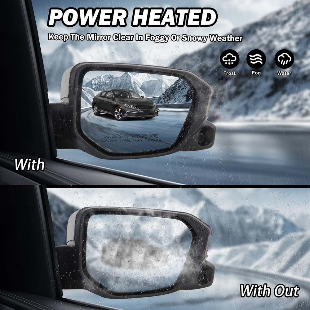 MOFOAP durable plastic shell emphasizes sturdy mirror housing
