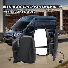 MOFOAP Ford Transit exterior mirror improves alignment for 2015–2025 models.