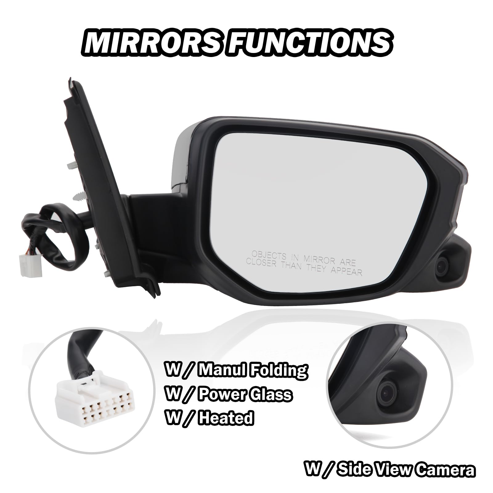 MOFOAP heated side mirror demonstrates warm, fog-free visibility