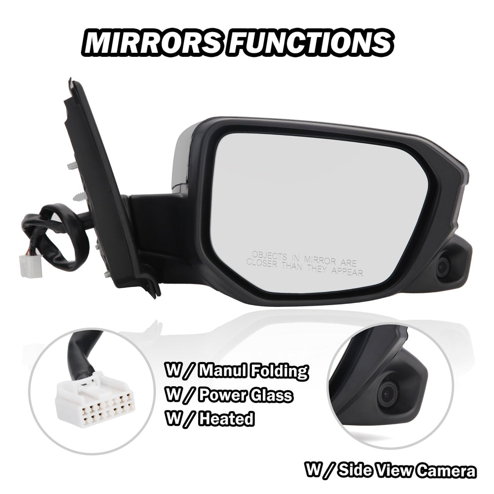 MOFOAP heated side mirror demonstrates warm, fog-free visibility