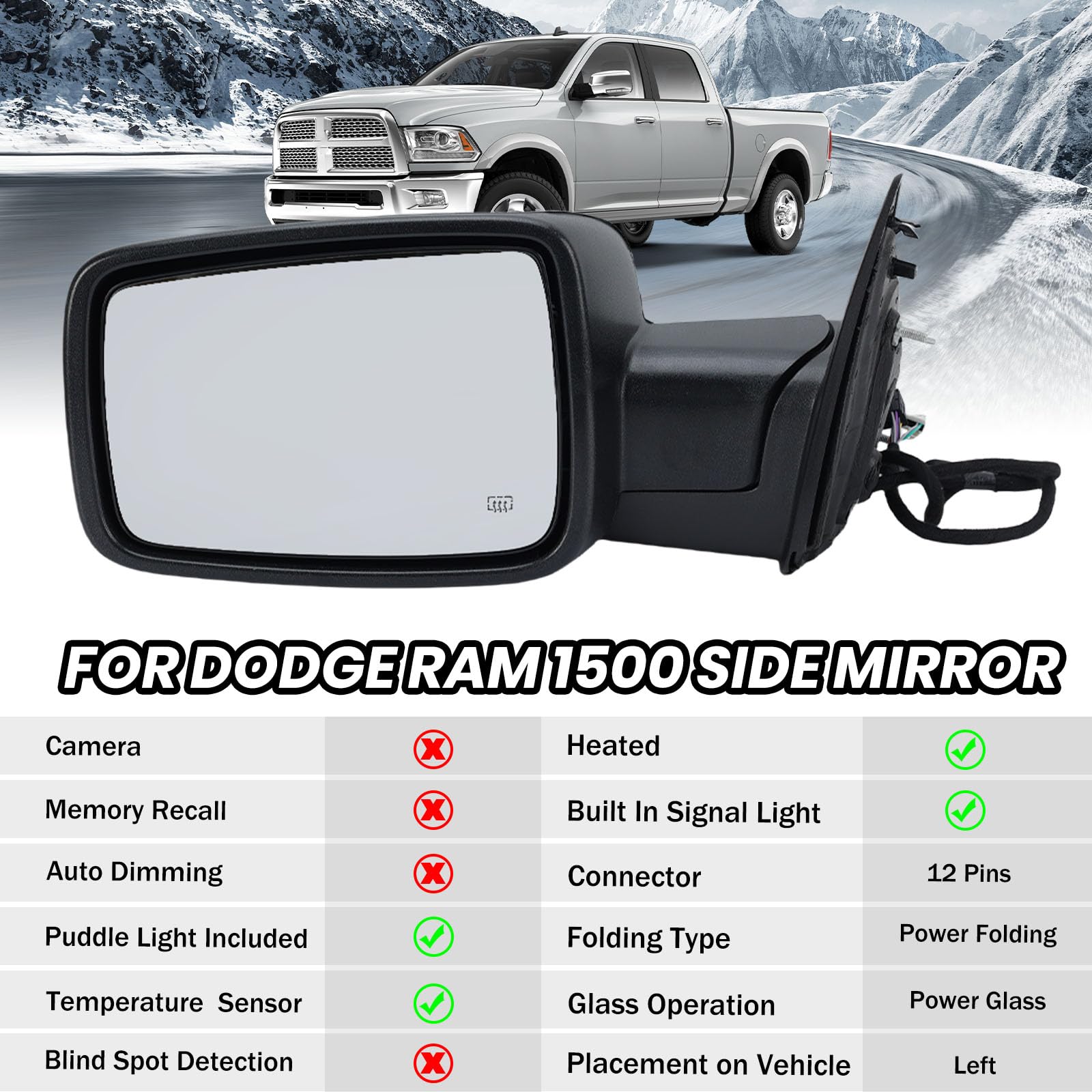MOFOAP mirror with LED turn signal enhances signaling to others