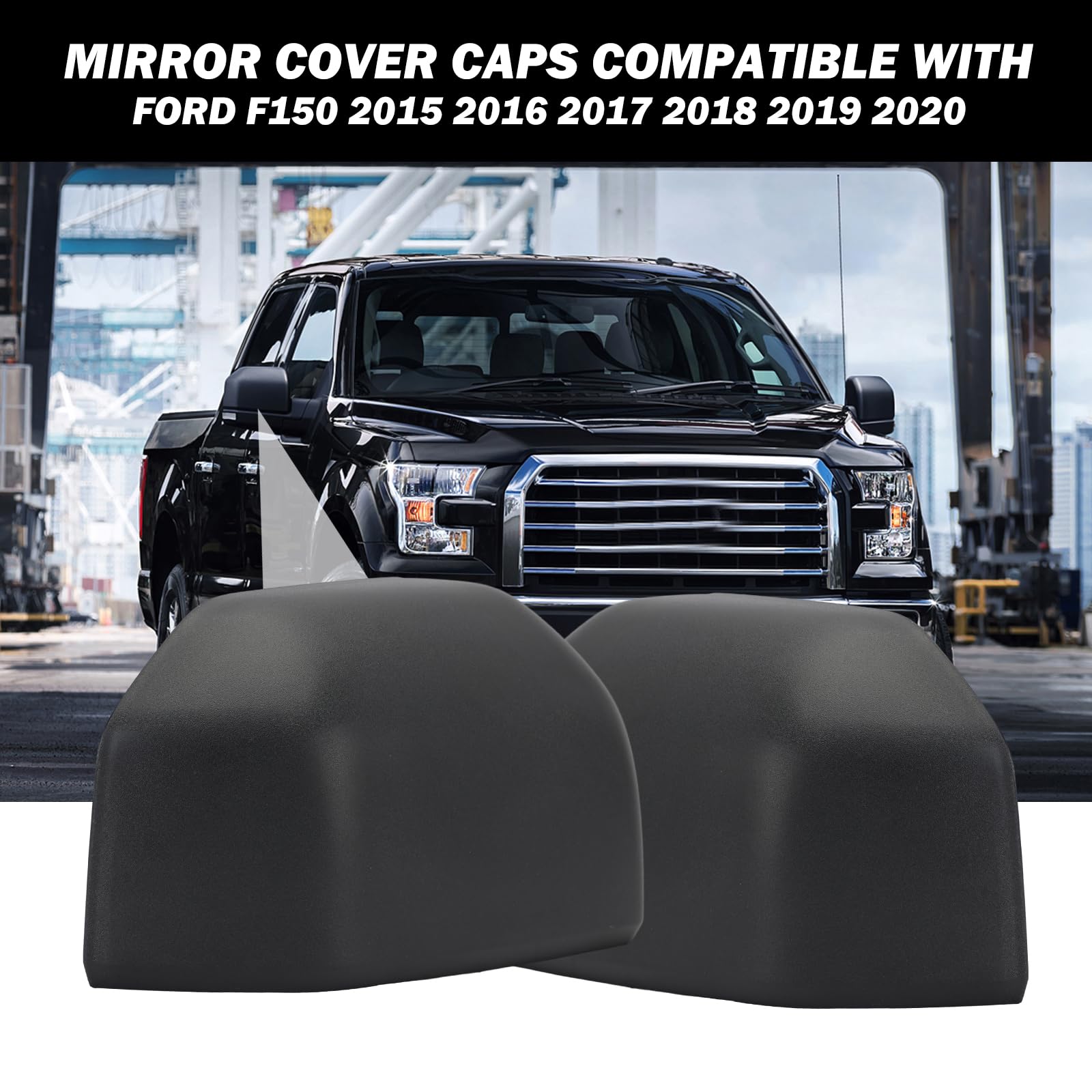 MOFOAP mirror cap mounts flush with the housing for clean styling.