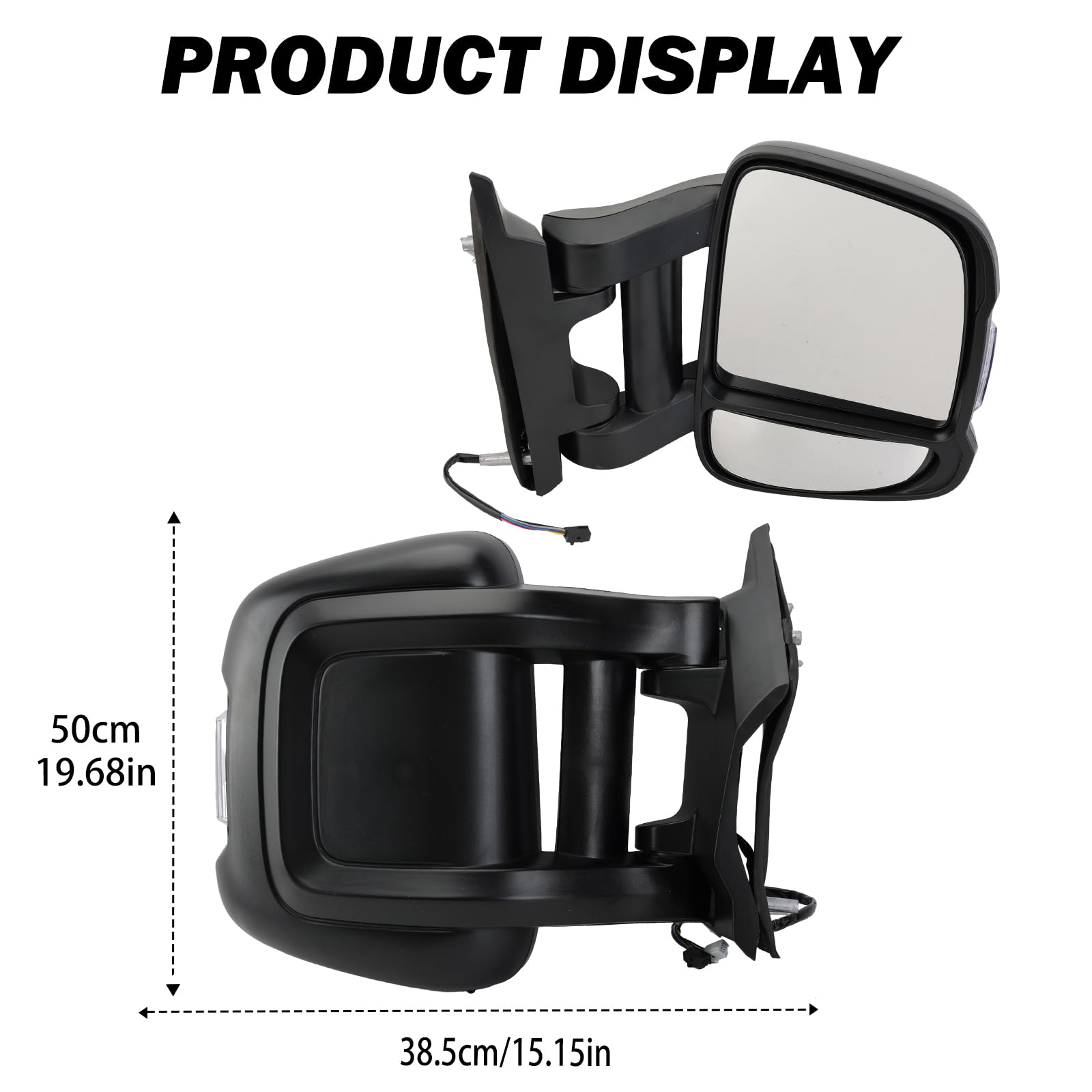 MOFOAP mirror is a direct OE replacement with 8-pin connector