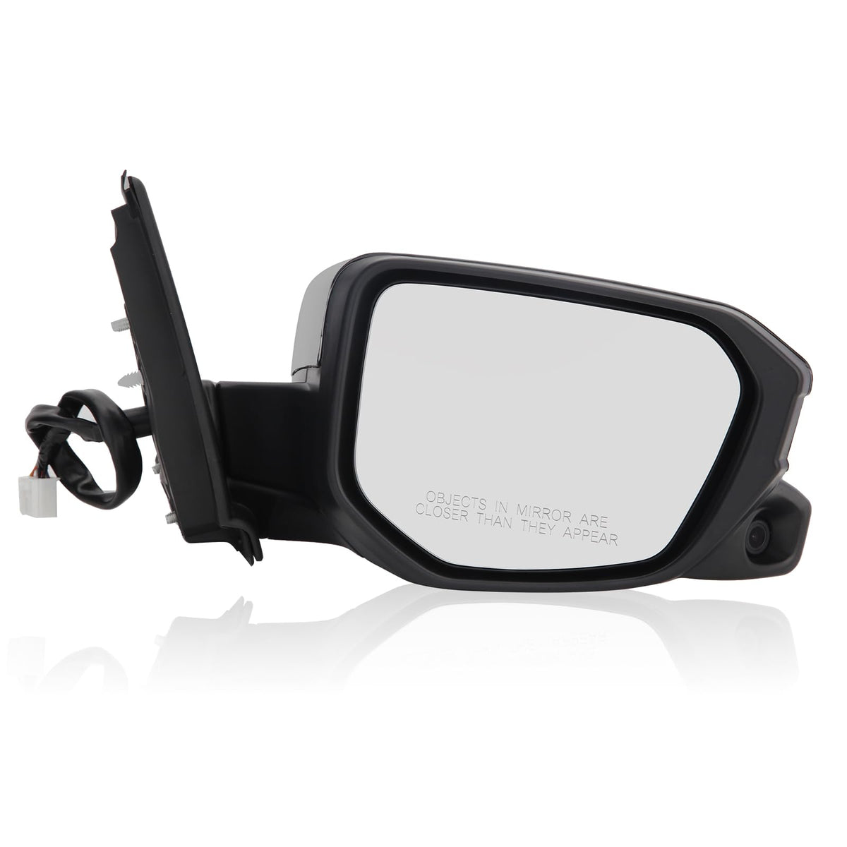 MOFOAP passenger side mirror front view enhances lane-change visibility