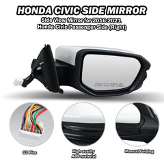 MOFOAP mirror with turn signal integration for better signaling visibility.