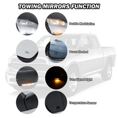 MOFOAP Ram mirror featuring temperature sensor for ambient readings