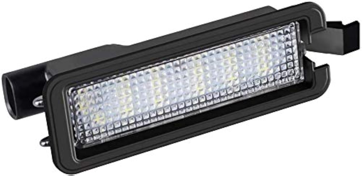 MOFORKIT LED license plate light back view with diamond white illumination for better rear visibility