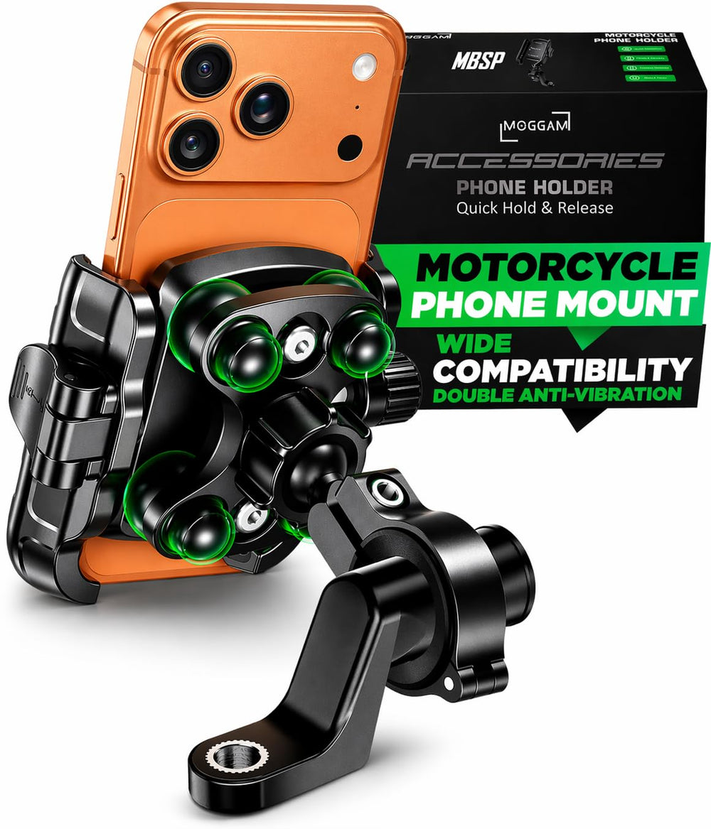 MOGGAM anti vibration mount for smooth riding and clearer footage