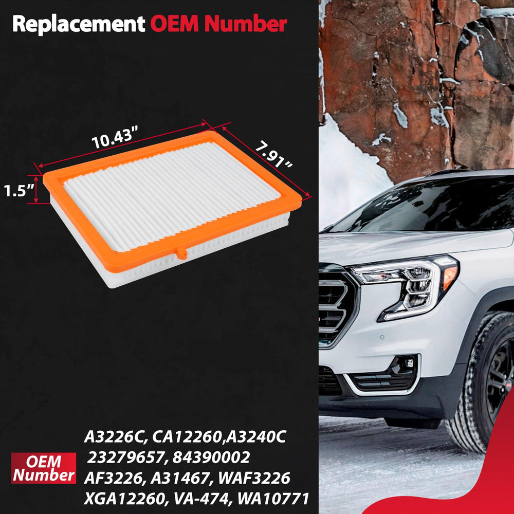MOJIOO easy-install air filter demonstrates quick, tool-free installation.