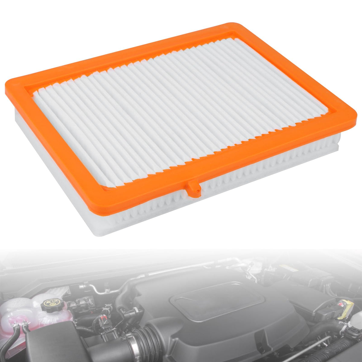 MOJIOO engine air filter for Chevy Equinox 2018-2025 improves intake airflow.