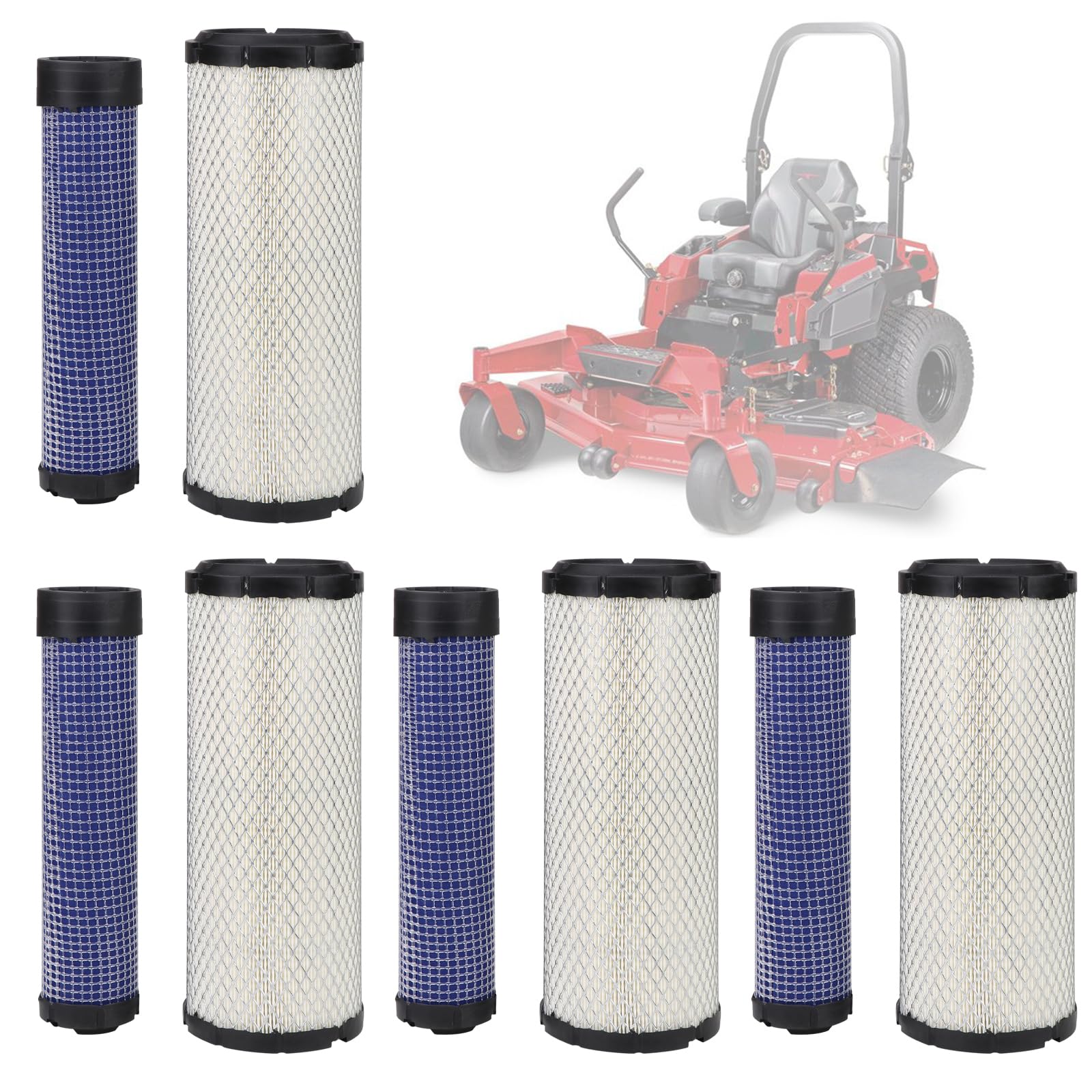 MOJIOO inner air filter 11013-7045 improves engine intake filtration
