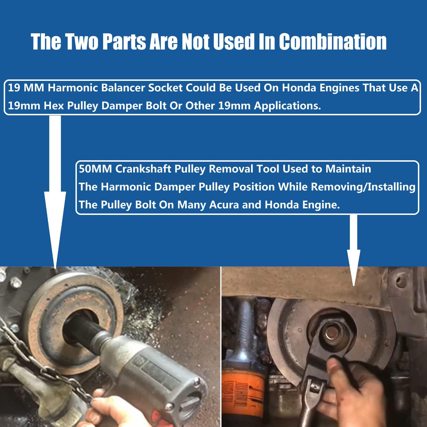 Moker chrome-molybdenum steel construction ensures durable service under heavy use