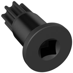 Friction-free operation with load-bearing collar during rotation.